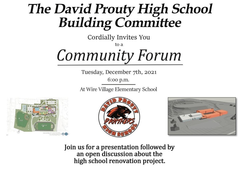 David Prouty High School Building Committee Community Forum