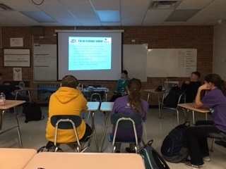 Spanish classes learn about Kyrgyzstan and Indonesia during International Education Week