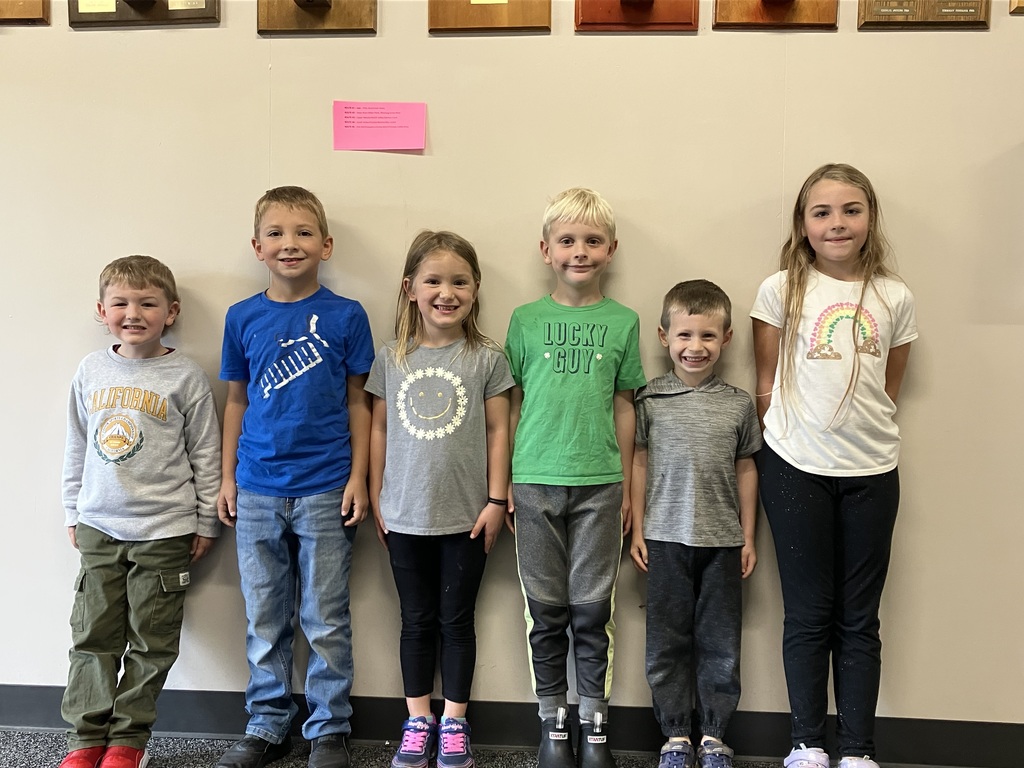 This week's elementary POWER ticket drawing winners.