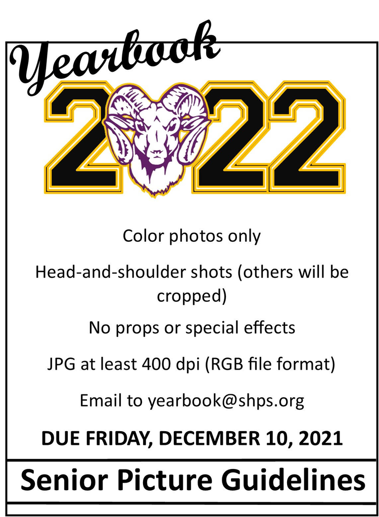 Yearbook Photo Info 