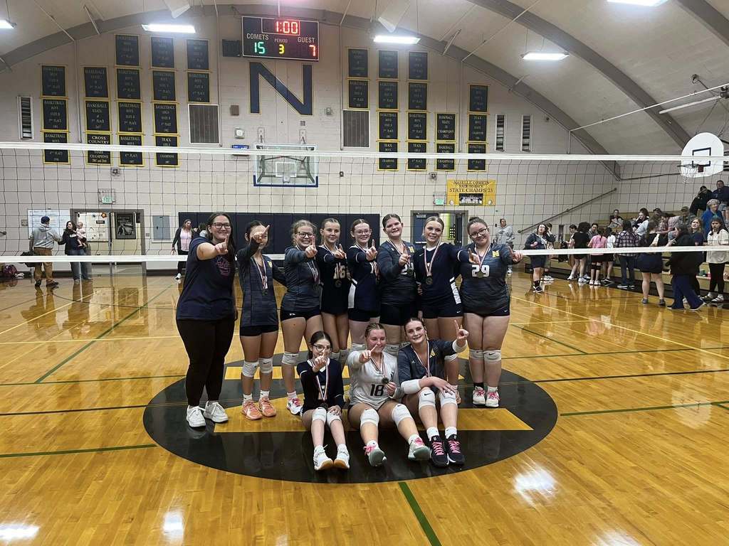 Lady Comets are JV volleyball tournament champs