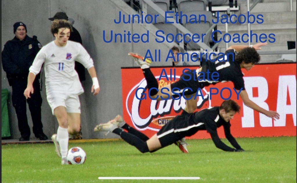 Bay High School Soccer Player Ethan Jacobs