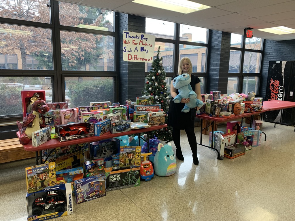 BHS Key Club collects toys for Salvation Army