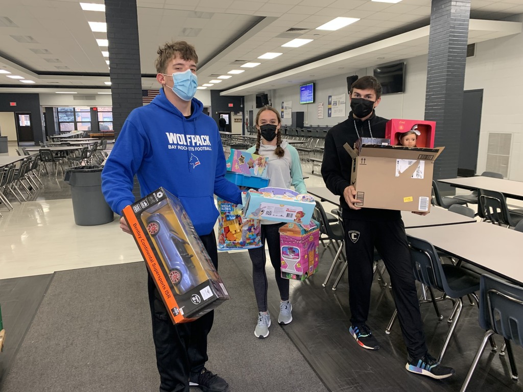 BHS Key Club collects toys for Salvation Army