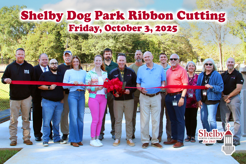 Shelby Dog Park Ribbon Cutting