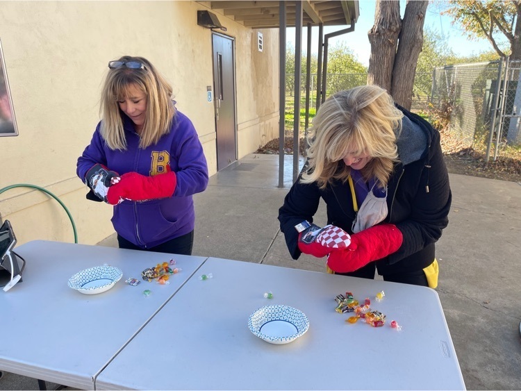 Image of staff playing Minute to Win It