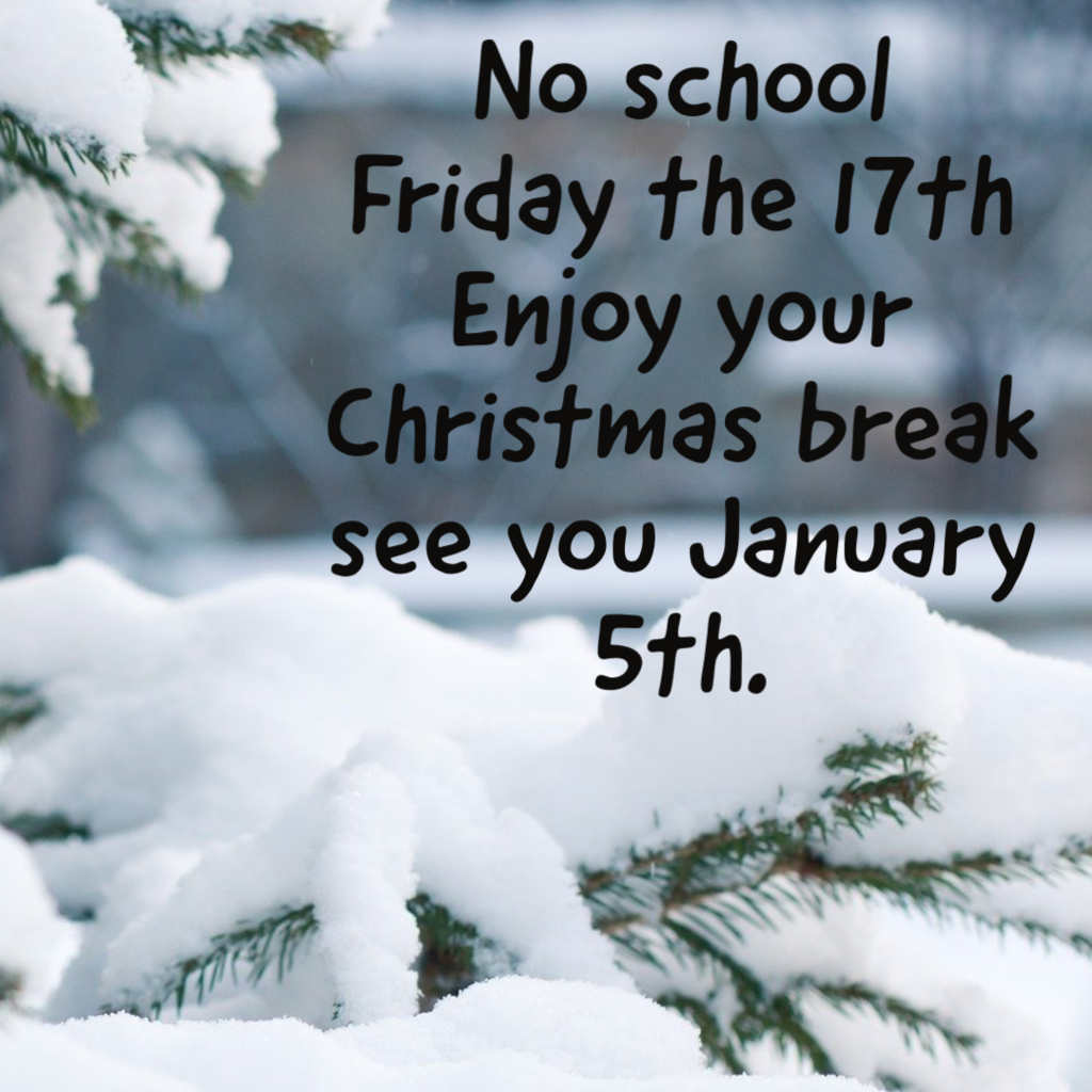 No school friday the 17th.