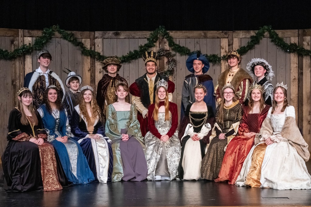 Students in Madrigal attire