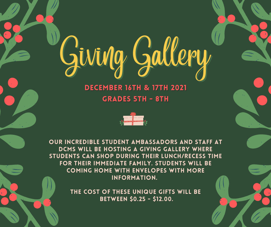 DCMS Giving Gallery  