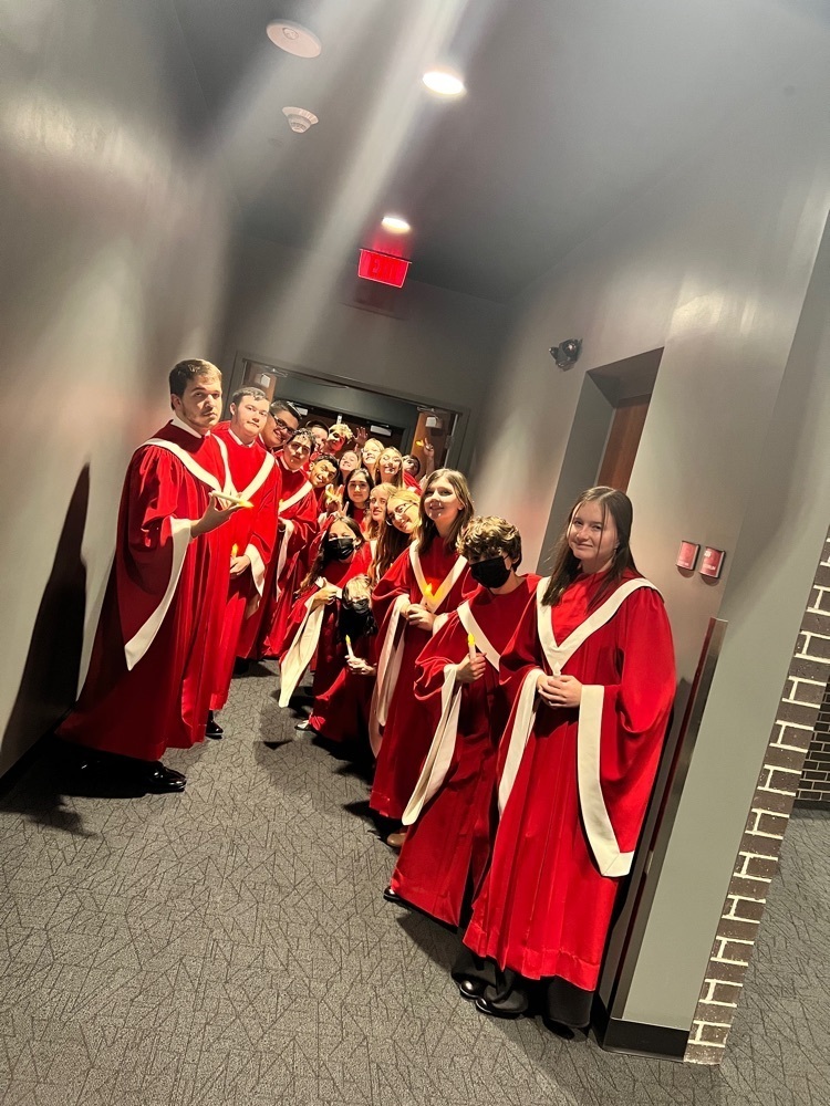 choir students posing