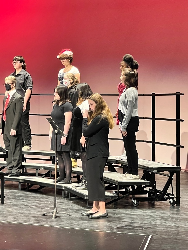 students singing
