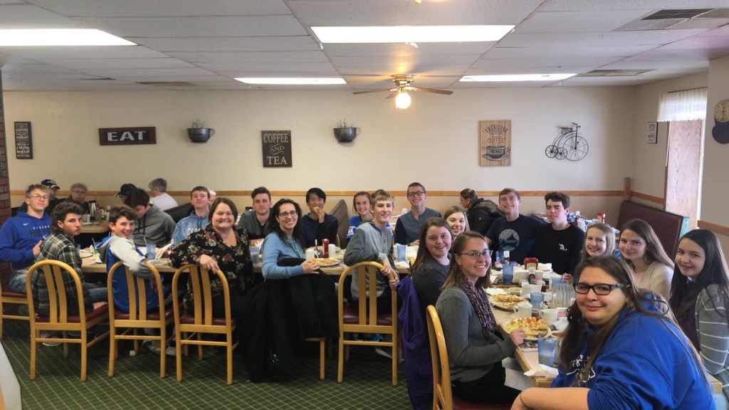 Spanish I and Spanish II students were treated to a Mexican meal at the Athens Country Cafe