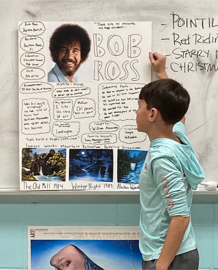 Brayden presents the beloved Bob Ross