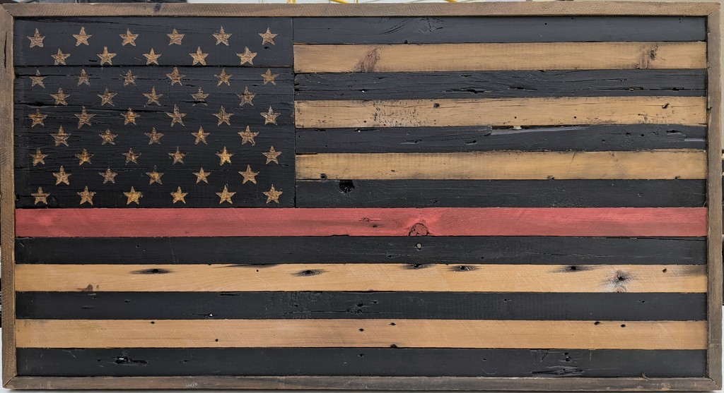 Wooden flag