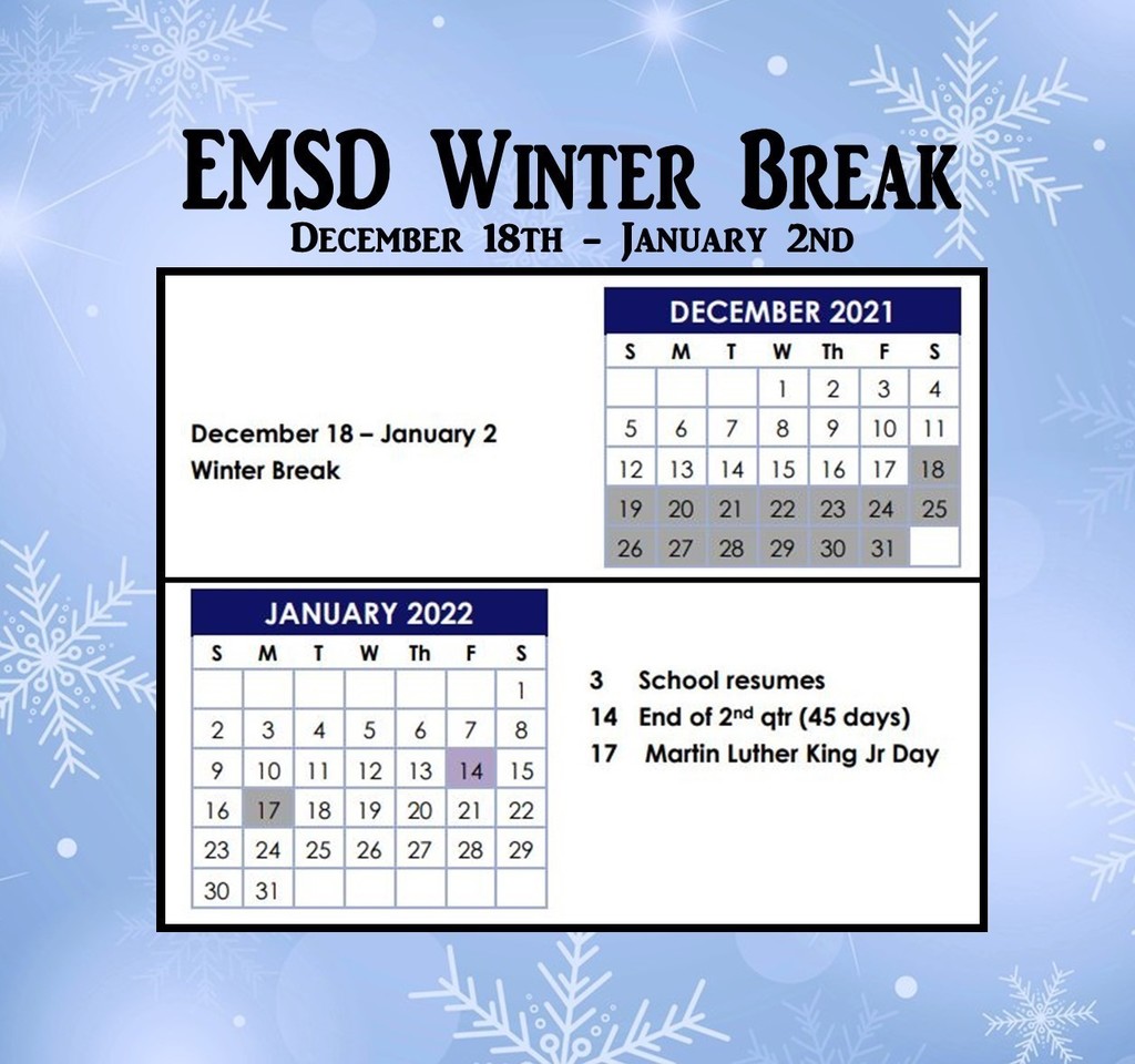 winter break graphic