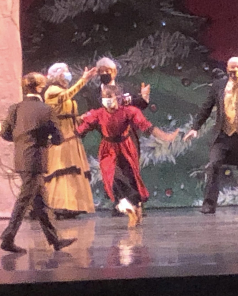 l'torria Ingram performing in The Nutcracker