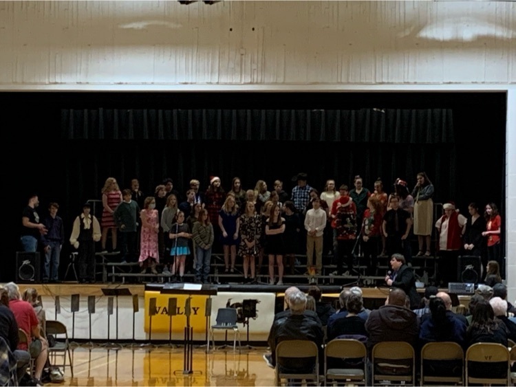 mixed MS and HS choir
