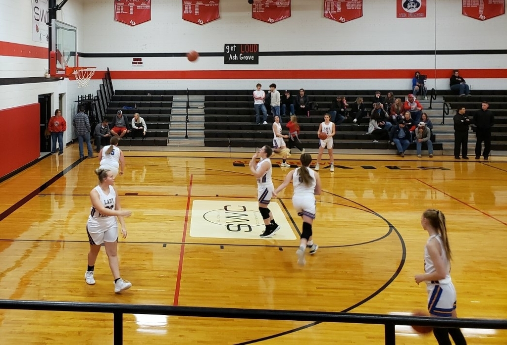 Lady Pirates warming up