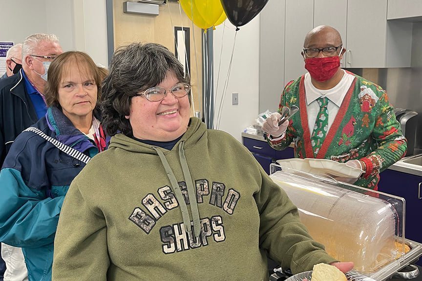 Members of the Fayetteville Board of Education and Superintendent Dr. John L Colbert served breakfast for members of the Transportation Department to show their appreciation for their outstanding work this semester in spite of a bus driver shortage.