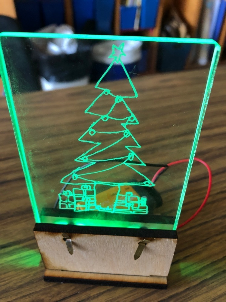 Phoebe’s Christmas scene