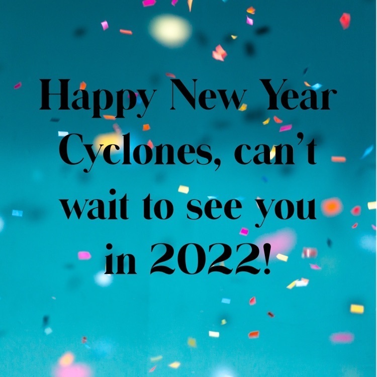 blue background with words