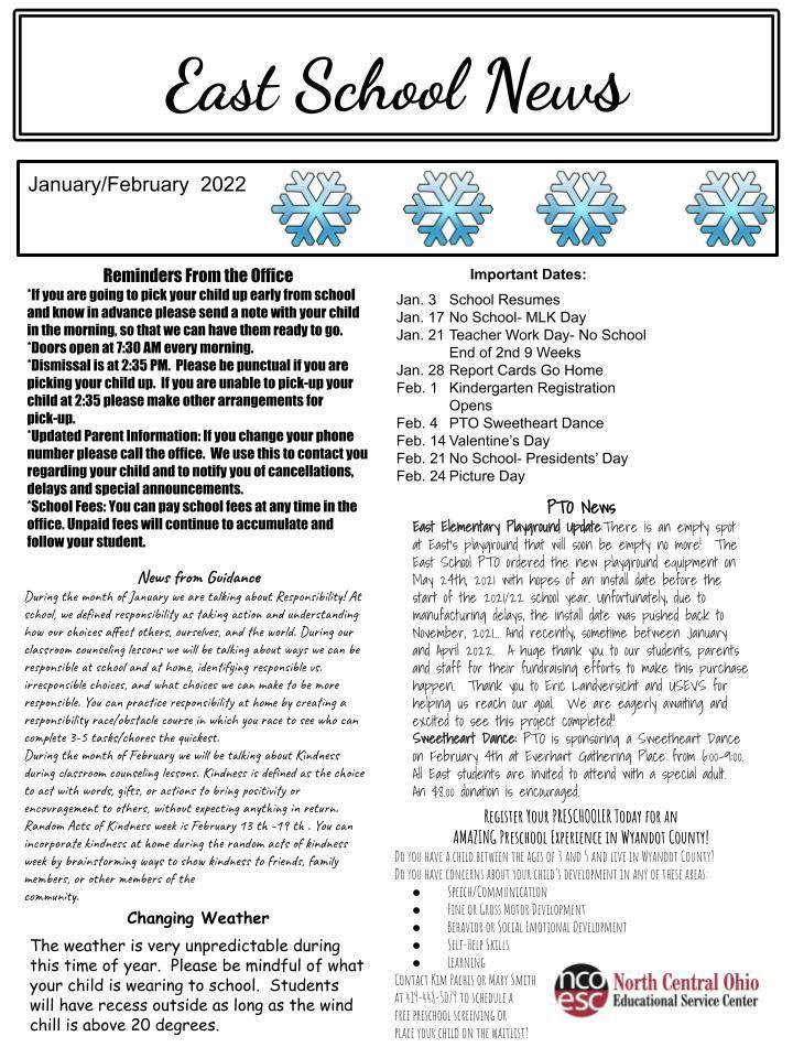 Jan/Feb 22 Newsletter