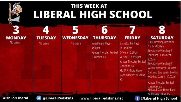 LHS Week At A Glance| January 3 - January 8