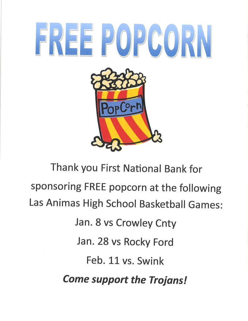 Free popcorn 
