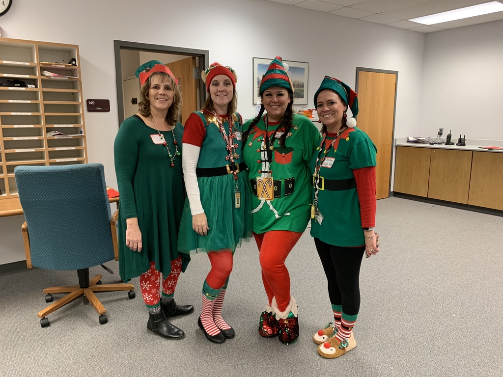 A few of the teacher elves