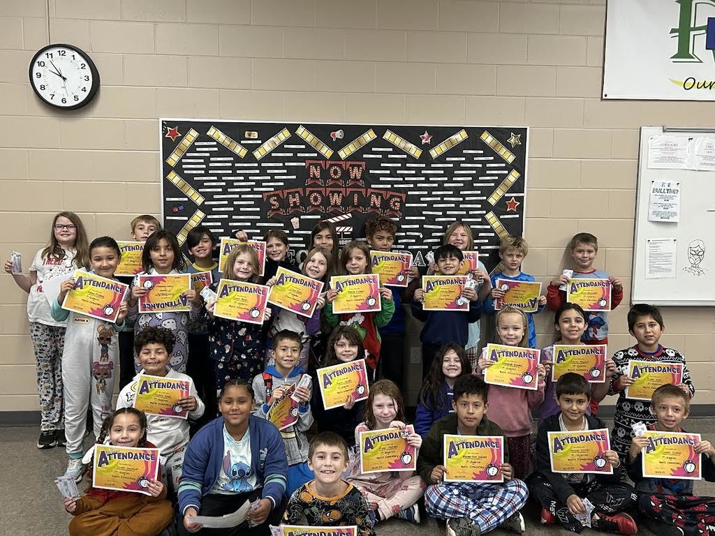 3rd Grade- 1st Quarter Perfect Attendance