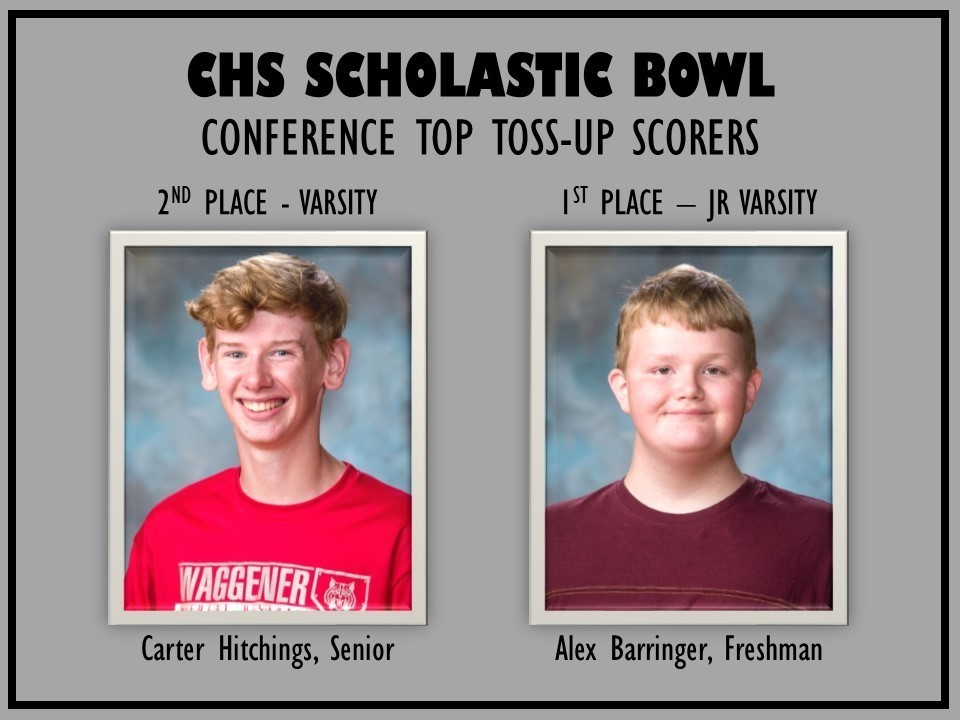 CHS Schol-Bowl Conf Top Toss-Up