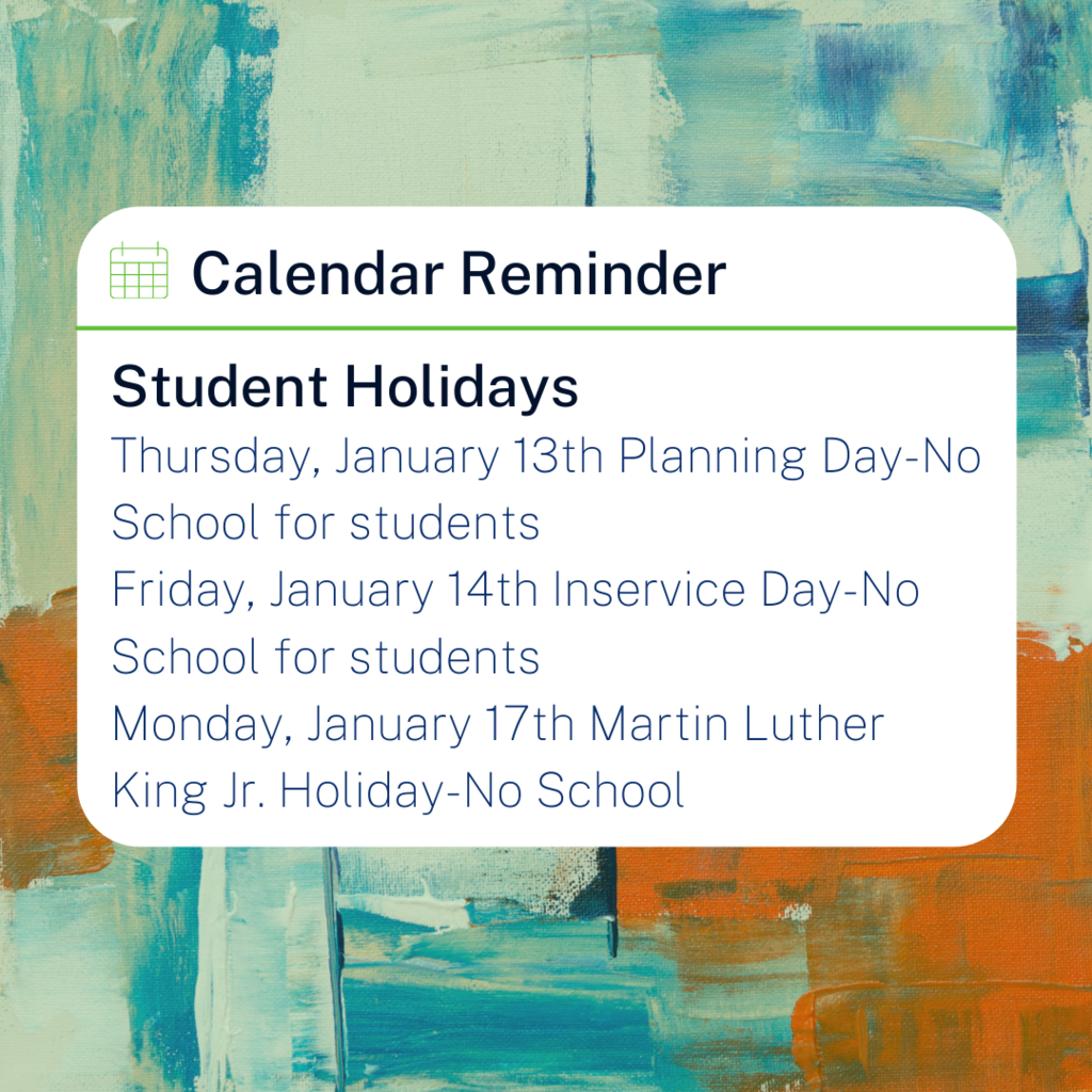 Student Holidays