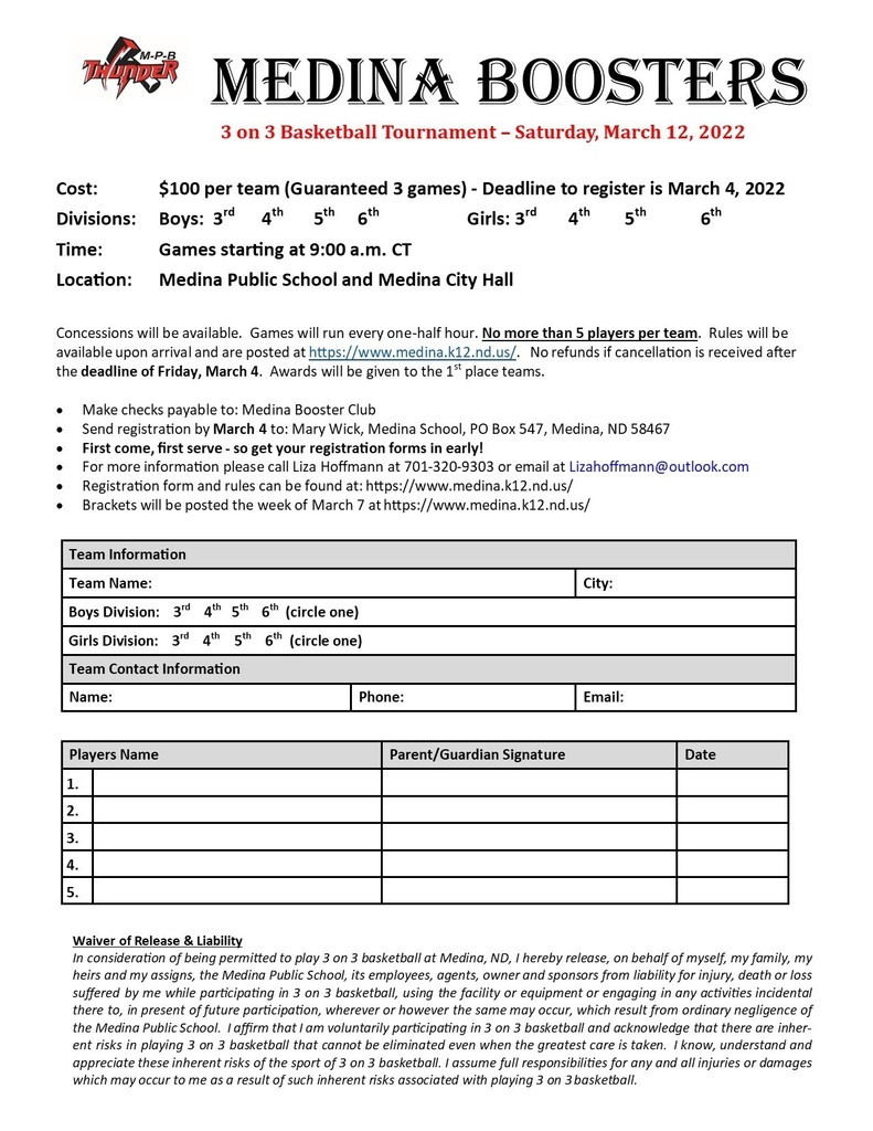 3 on 3 registration