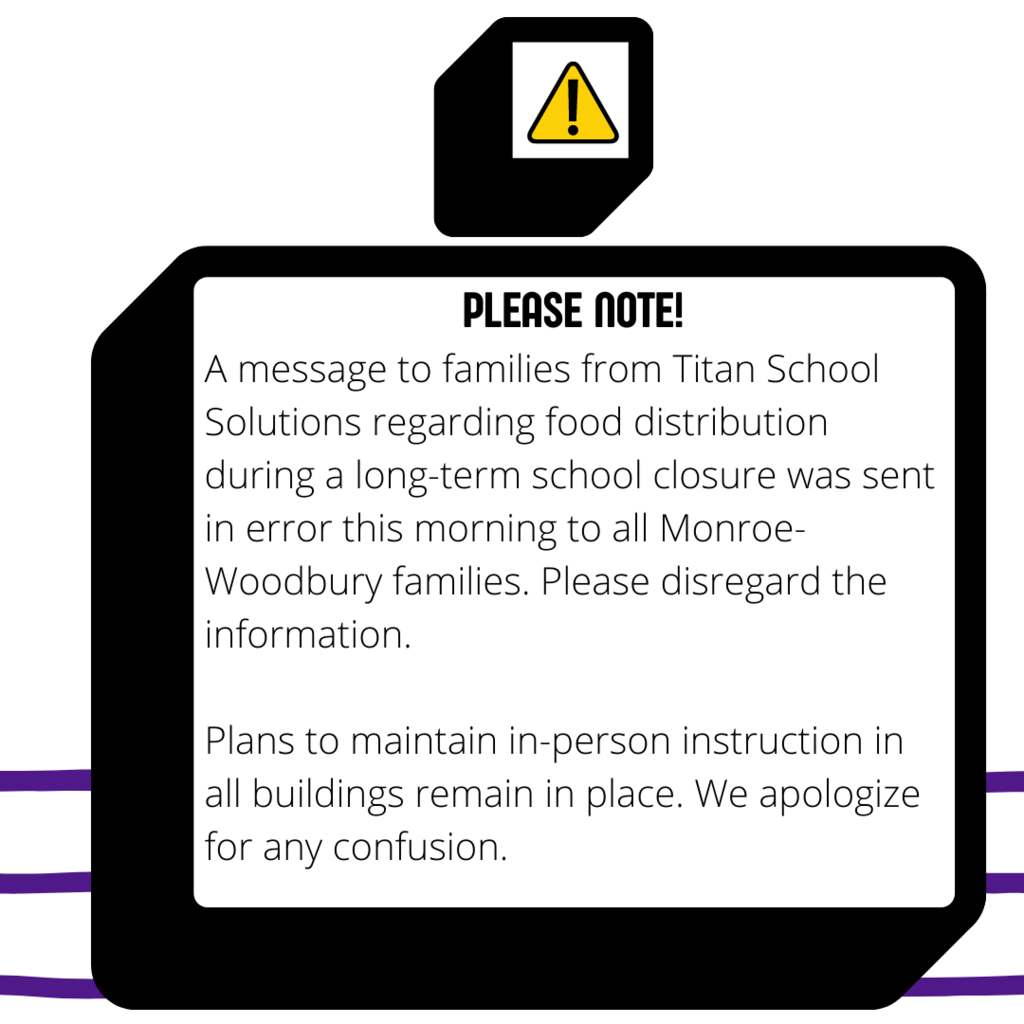 Message from Food Services