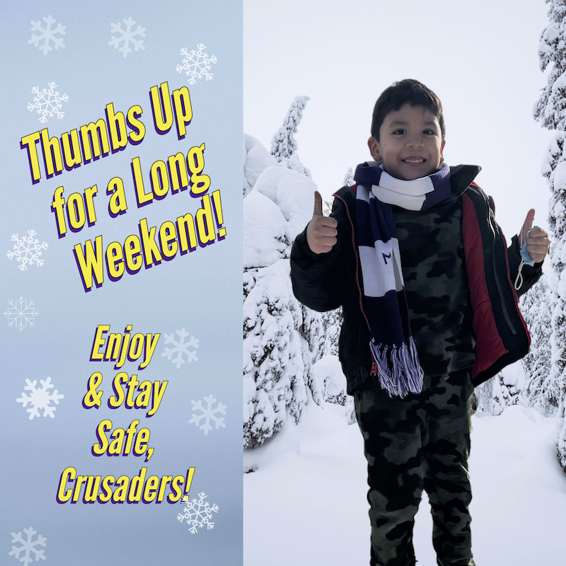 Long Weekend message