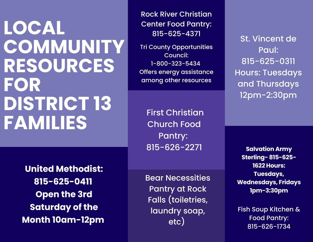 Community Resources for D13 Families