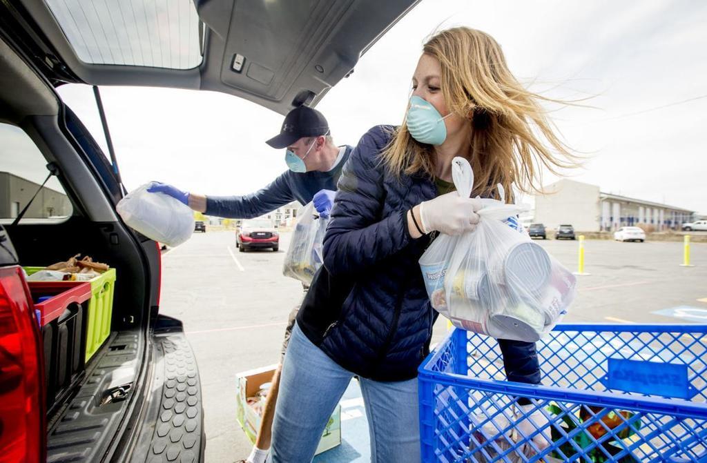 Drive-Thru Food Pantry Distribution