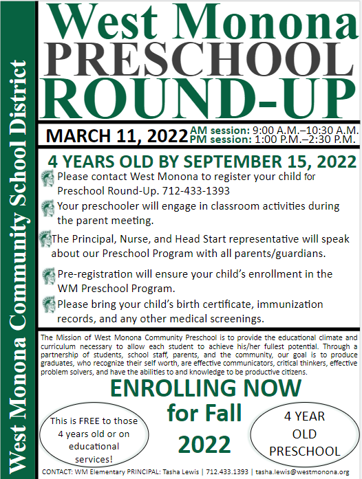 Preschool Round-Up