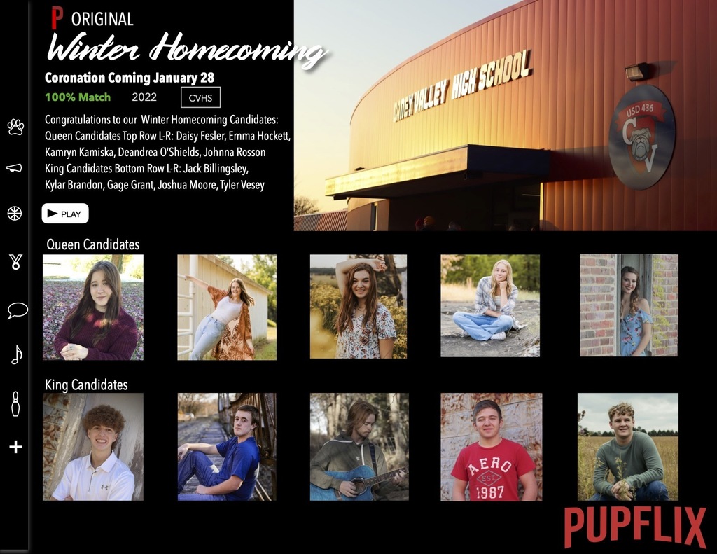 Winter Homecoming Candidates