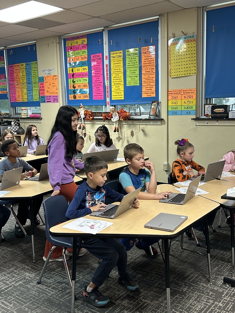 Merrill Students enjoying the First Quarter Party!