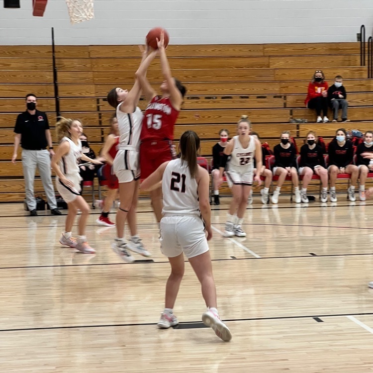 girls playing basketball