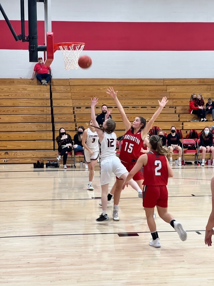 girls playing basketball