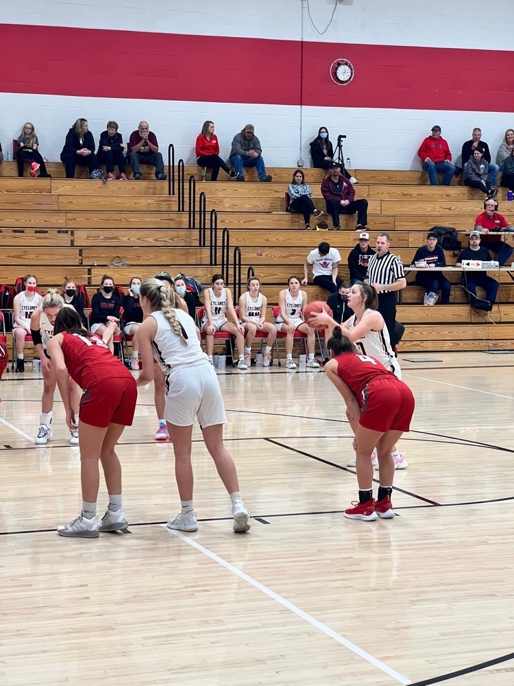 girls playing basketball