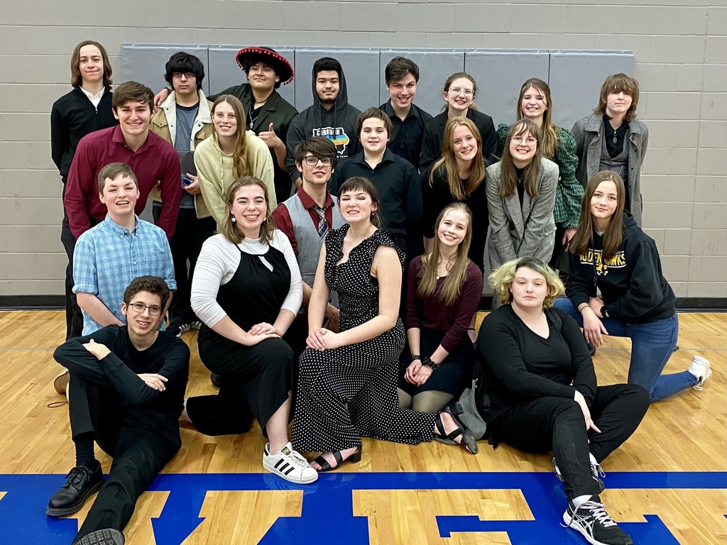 Front Row, L-R: Jacob Carillo, Ethan Bontrager, Avery Frede, Avery Slaubaugh, River Gehling, Sam Stacey. Second row: Jack Greiner, Liv Caskey, Alex Burnham, Logan McClellen, Isabel Forbes, Terra Richardson, Harlie Gehling. Back Row: Haydon Bailey, Gideon Sim, Diego Ayala, Sam Harris, Chris Burnham, Kenadi Fay, Grace Puttmann, Isadora Goode.