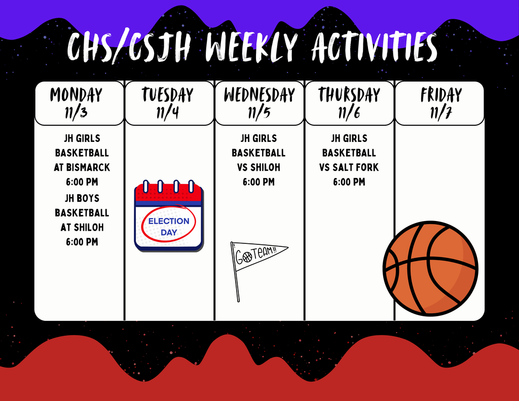 CSJH weekly activities