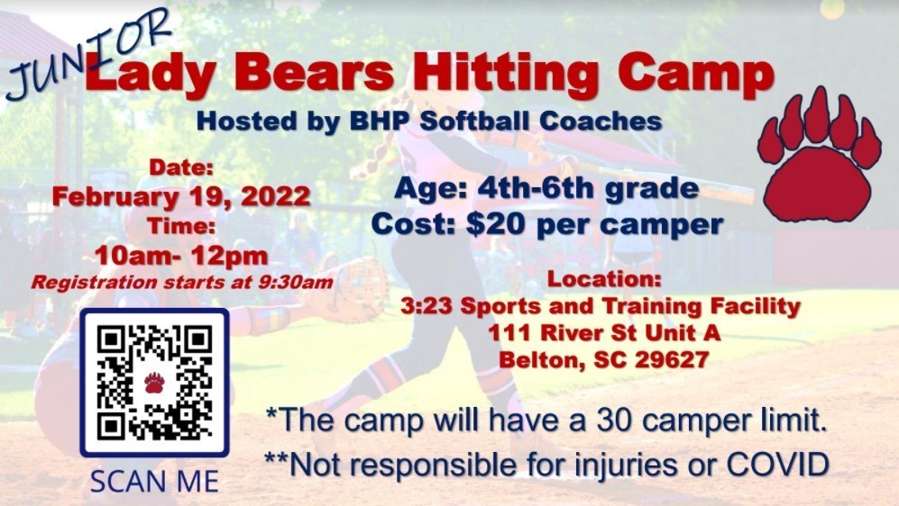 lady bears hitting camp