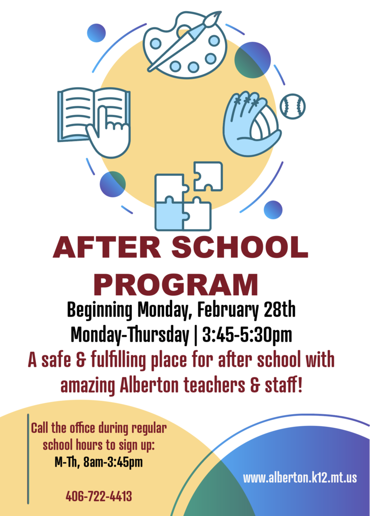 Alberton After School Program Informational Flyer