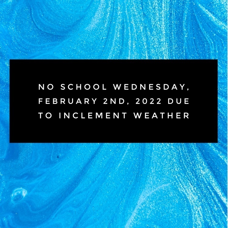 blue background with words