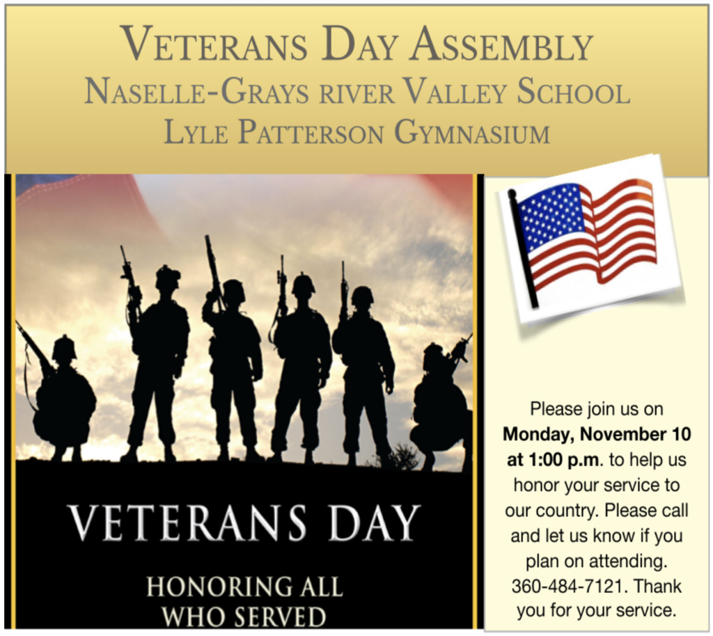 Naselle Veterans Day Assembly