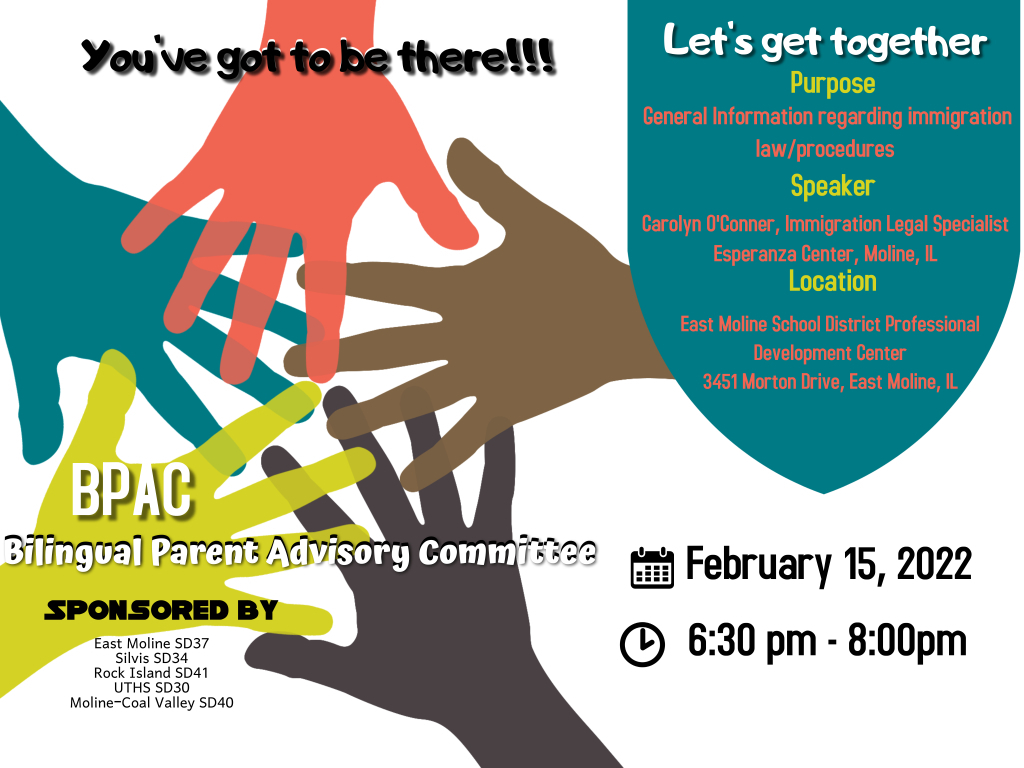 bilingual parent advisory committee graphic